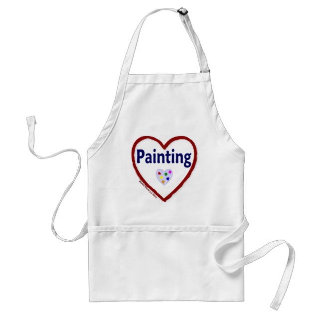 Tablier Peinture d'amour (Devant)