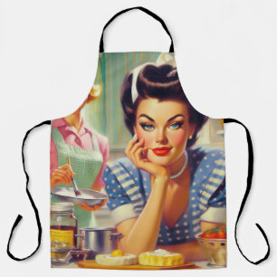 Tablier Peinture de cuisine rétro