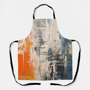 Tablier Peinture numérique abstraite Carrefour chromatique