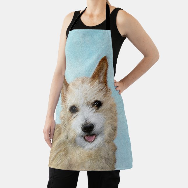 Tablier Peinture Podengo Pequeno portugaise - Art original (Insitu)