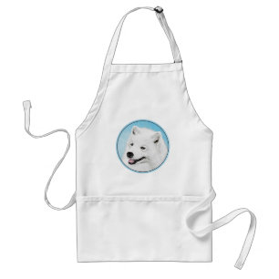 Tablier Peinture Samoyed - Cute Original Chien Art