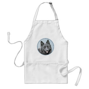Tablier Peinture Schipperke - Cute Original Chien Art