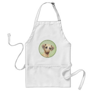 Tablier Peinture Sloughis - Joli art original pour chien