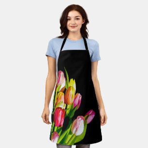 Tablier Peinture Tulip - Art Fleur original