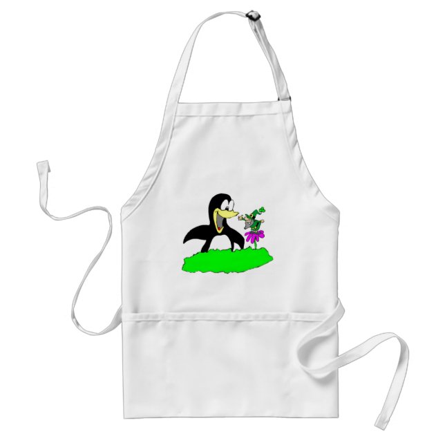 Tablier Penguin et Leprechaun (Devant)