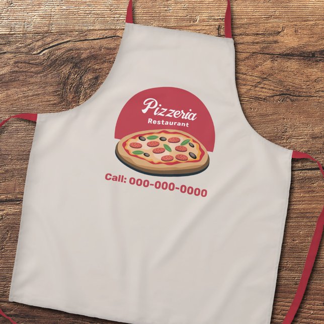 Tablier Pepperoni Pizza - Restaurant Pizzeria (Pepperoni Pizza - Pizzeria Restaurant Apron)