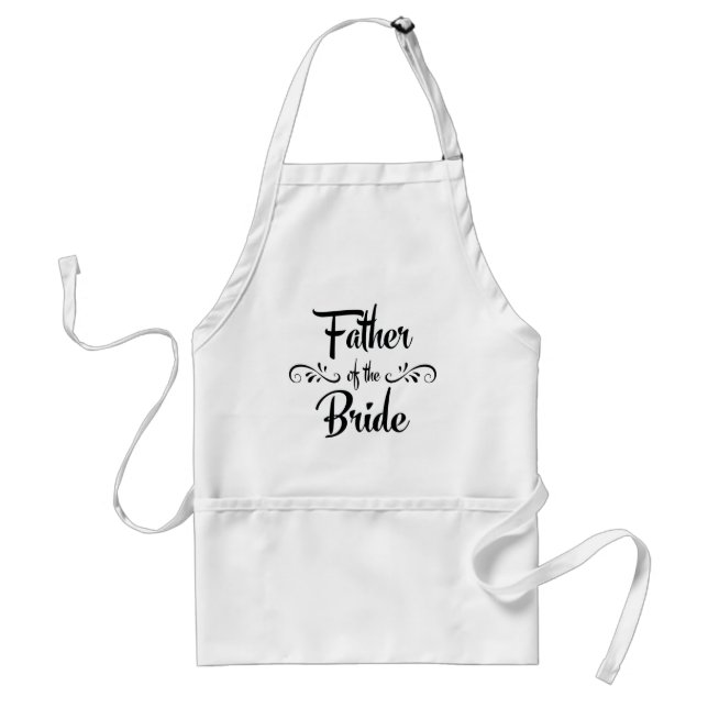 Tablier Père du dîner drôle de répétition de jeune mariée (Devant)
