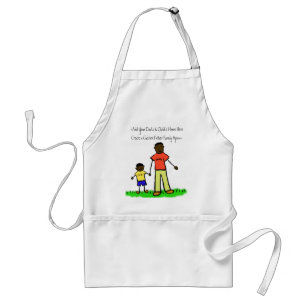 Tablier Père et Fils Caractère de famille Apron d'art pers