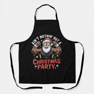 Tablier Père Noël afro-américain Pyjama de Noël
