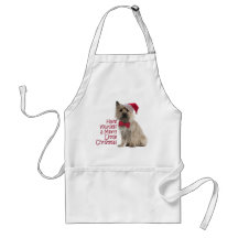 Père Noël Cairn Terrier Apron
