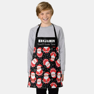 Tablier Père Noël Cookie Tester Boys Motif noir