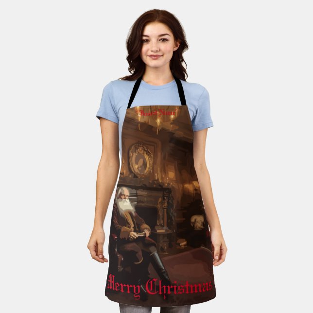 Tablier Père Noël Cosy Nook (Porté)