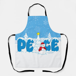 Tablier Père Noël de la paix Graphiques Screwball Fêtes