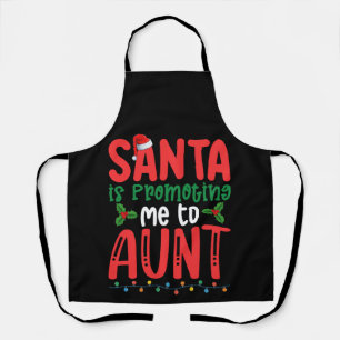 Tablier Père Noël me promeut à la famille de tante Noël