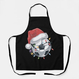 Tablier Père Noël Soccer Ball Sports Joueur de football de