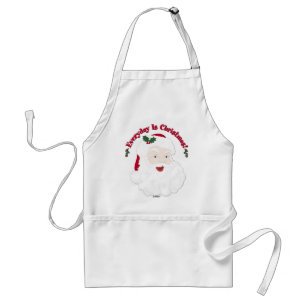 Tablier Père Noël Style vintage Tous Les Jours C'Est Noël 