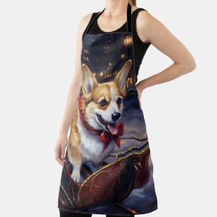 Tablier Période festive de Noël Corgi