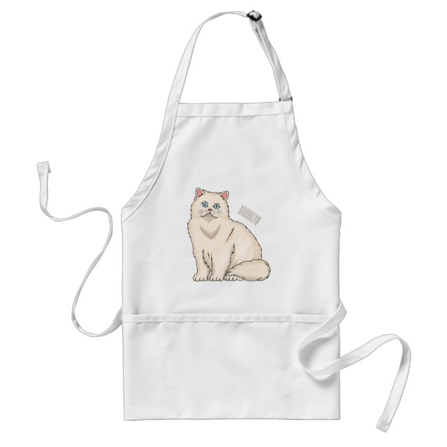 Tablier Persian cat (Devant)