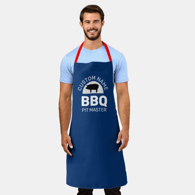 Tablier Personalize  BBQ Pitmaster Griller Pork Lover (Porté)