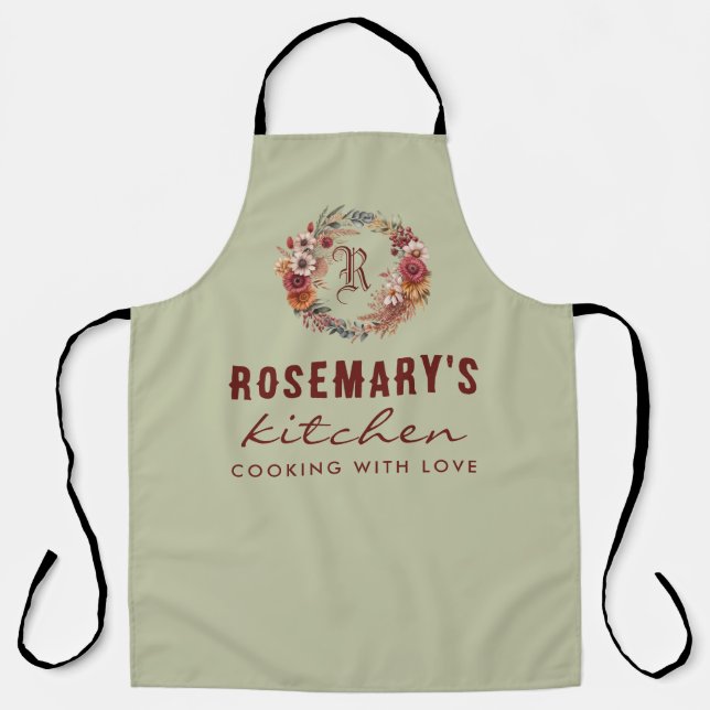 Tablier Personalized Apron For Women Gifts (Recto)