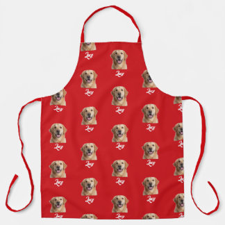 Tablier Personalized Face and Name Apron, Custom Photo