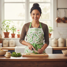 Personalized Pandan Leaf Apron