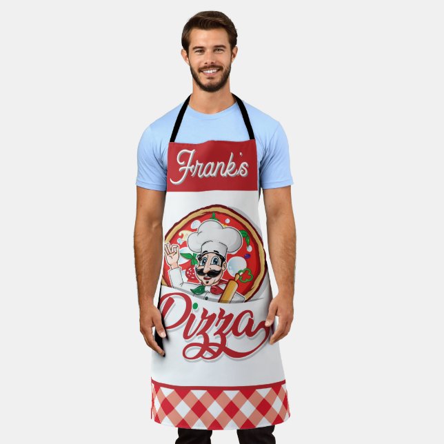 Tablier Personalized Pizza Chef  (Porté)