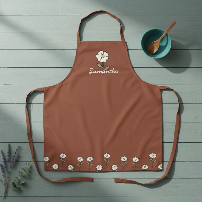Tablier Personalized Rustic Farmhouse Apron for Kitchen  (Créateur téléchargé)