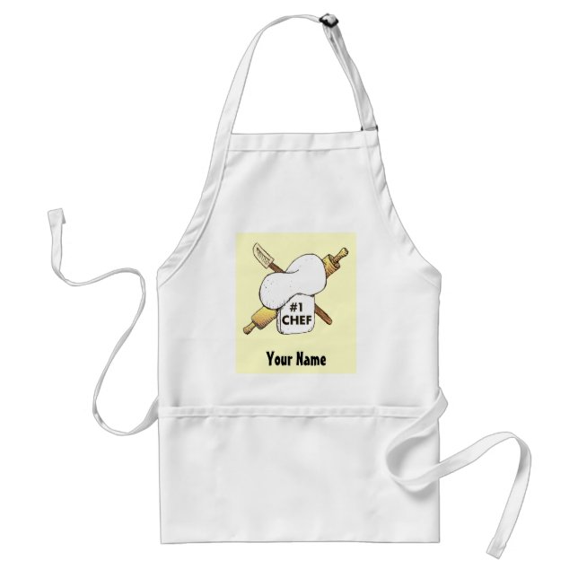 Tablier personnalisable de chef (Devant)