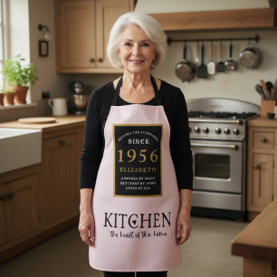 Tablier personnalisé 70 ans chef cuisinier pâtissi