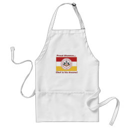 Tablier * PERSONNALISÉ - Apron "Fière Alumnus" avec drapea