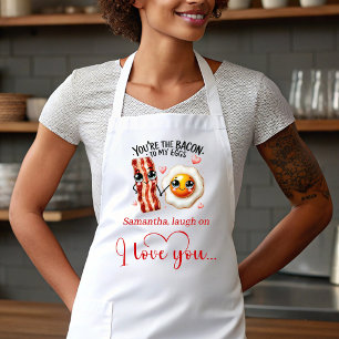 Tablier personnalisé de la Saint-Valentin avec cit