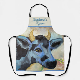 Tablier personnalisé de vache