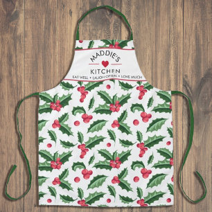 Tablier Personnalisé L'amour du texte Saint Motif Berry
