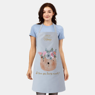 Tablier Personnalisé Mignonne Je T'Aime Béatir Beaucoup de