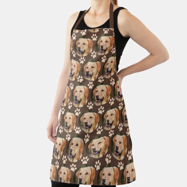 Tablier Personnalisé Motif photo animal chien Brown (Insitu)