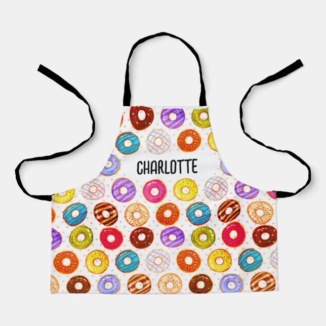Tablier personnalisé Motif pour enfants de Donut m (Recto)