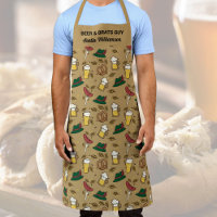 Personnalisé Oktoberfest Bière & Brats Guy Funny