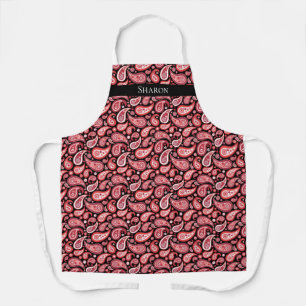 Tablier Personnalisé Red Paisley