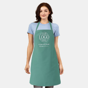 Tablier Personnalisé Sarcelle avec Logo Uniforme P