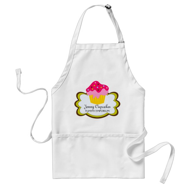 Tablier Personnalisé Whimsical Cupcake (Devant)