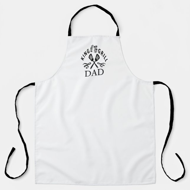 Tablier Personnaliser BBQ Apron - King Of The Grill (Recto)