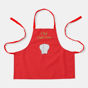 Tablier Personnaliser Chef Kids Red Craft