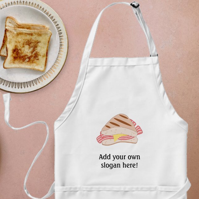 Tablier Personnaliser de ce graphique Bacon Sandwich (Créateur téléchargé)