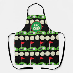 Tablier Personnaliser Golf Pro Chef Tout-En-Plan