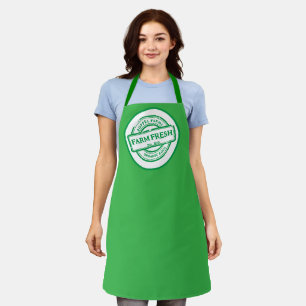 Tablier Personnaliser la promotion des légumes et des œufs