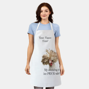 Tablier Personnalisez ce Poulet polonais Apron im-PECK-abl