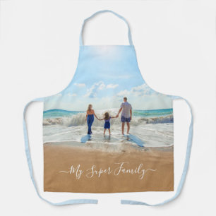 Tablier Personnalisez votre famille Photo Apron Cadeau ave