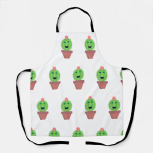 Tablier Petit Cactus Mignon Dessin Animé Succulent Art Amu