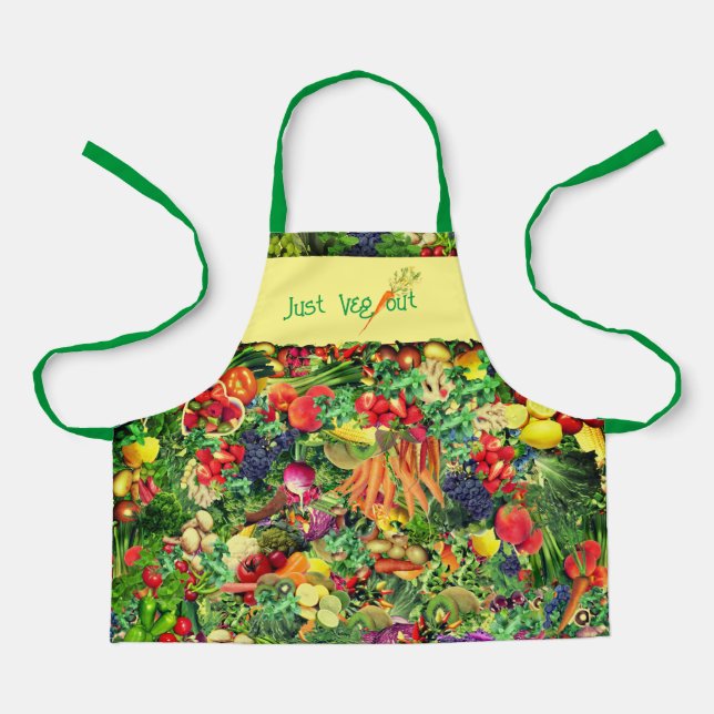 Tablier Petit Chef tendance Sain Vegeton Apron (Recto)